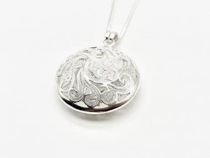 Round Hollow Bird Pendant