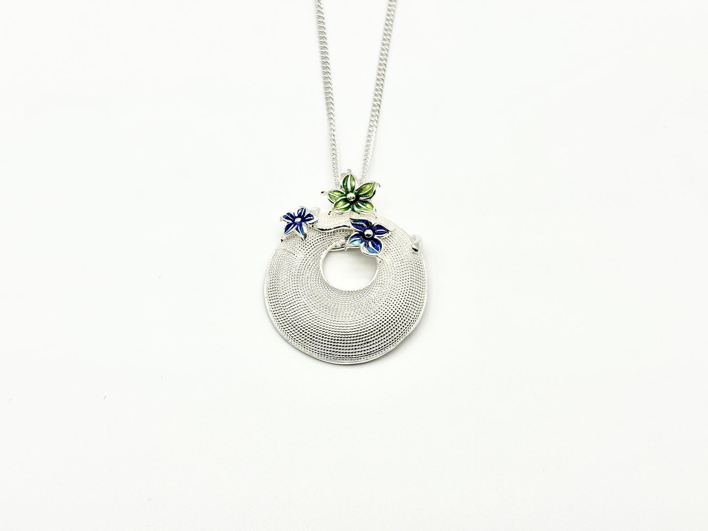 Round Flower Pendant