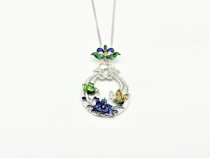 Flower Circle Pendant