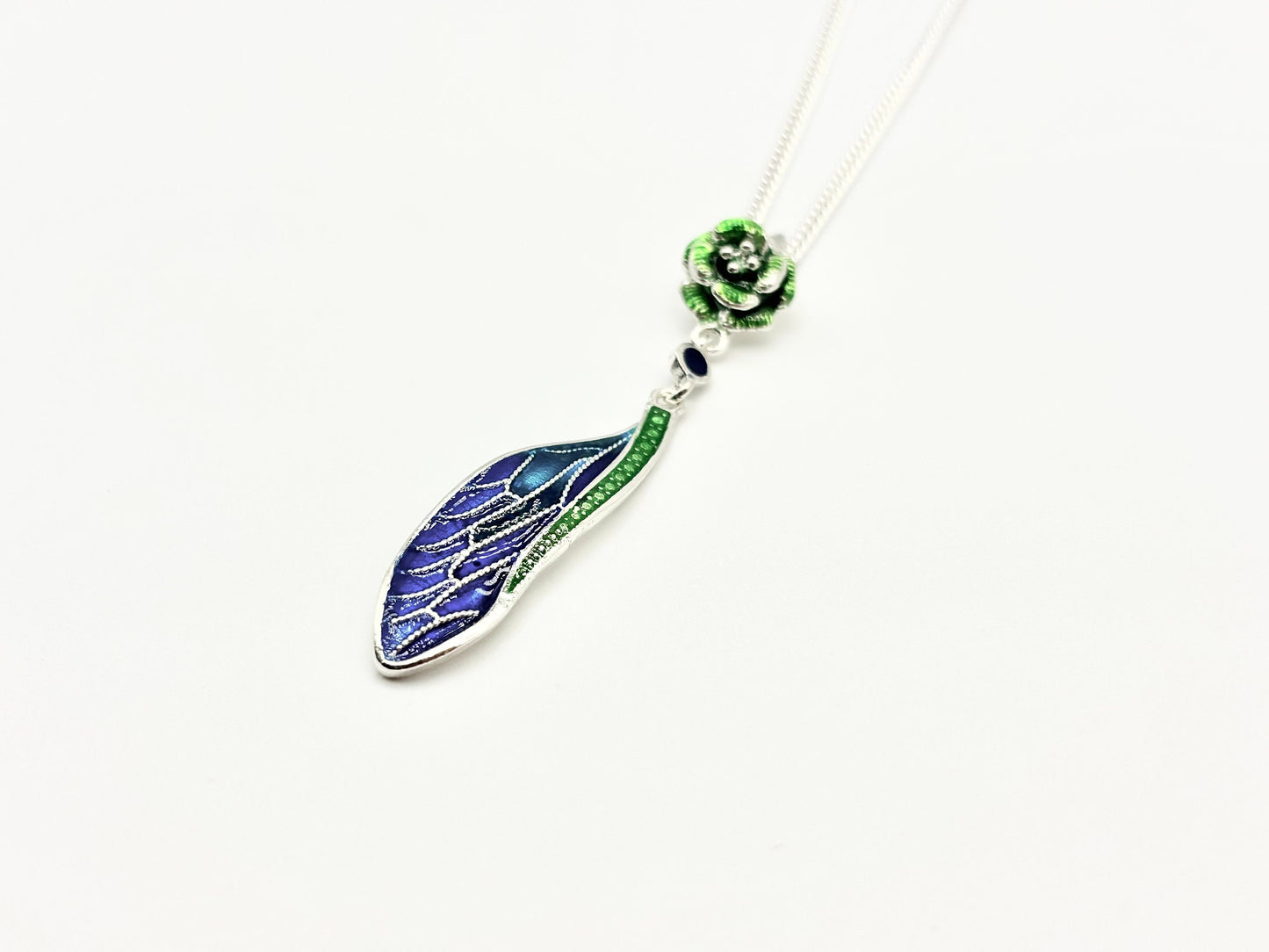 Blue Leaf Pendant