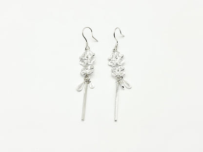 Long Tassels Flower Earrings