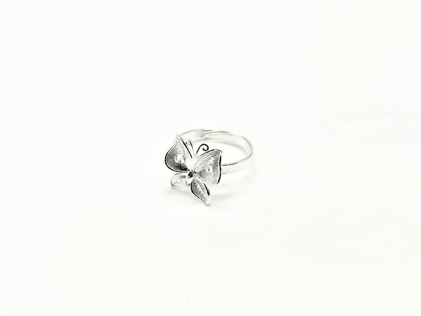 Butterfly Etched Ring