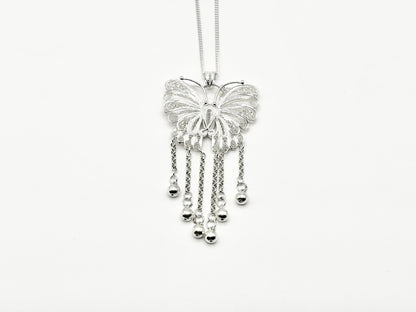 Butterfly with Tassel Pendant