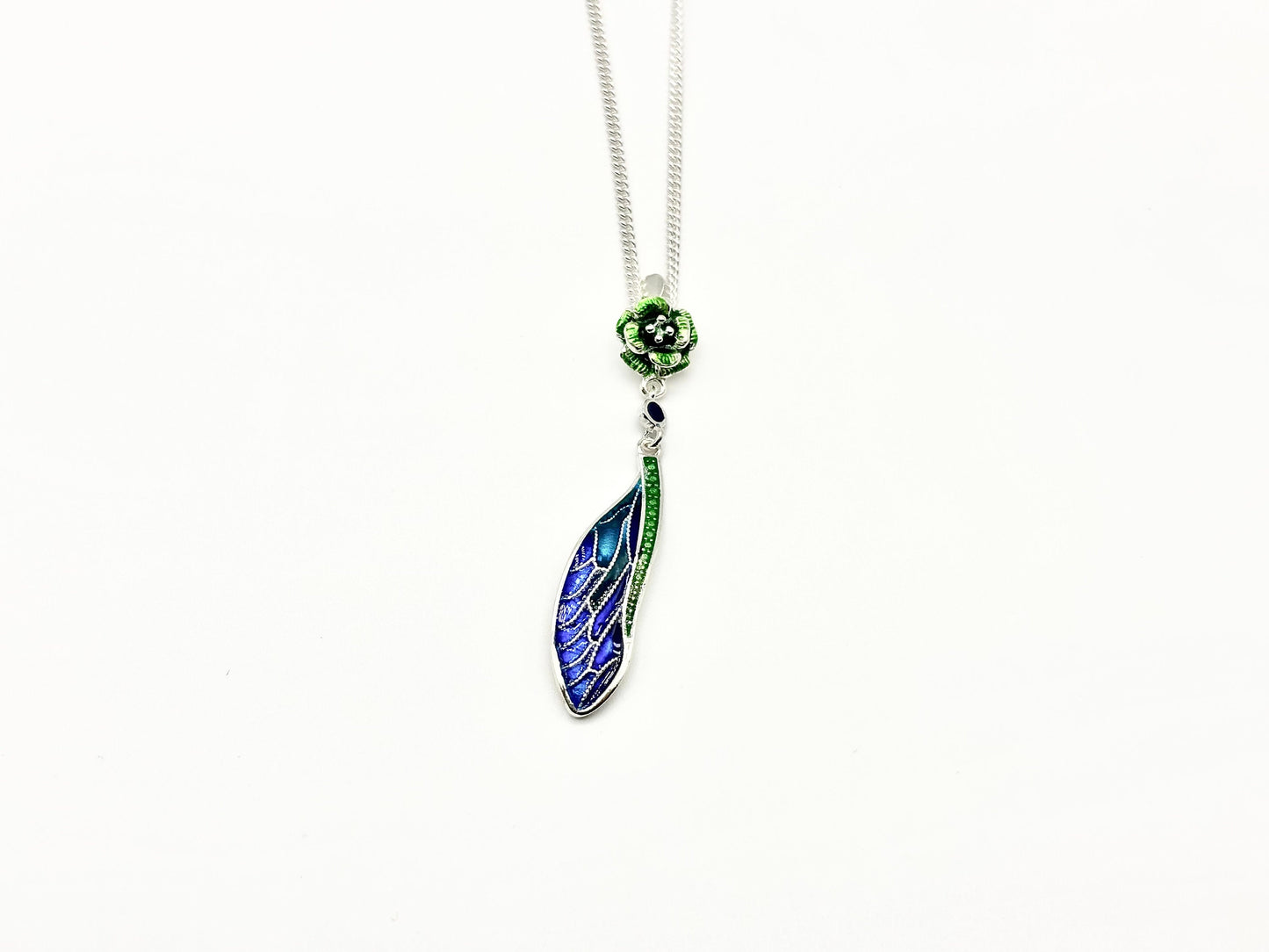 Blue Leaf Pendant