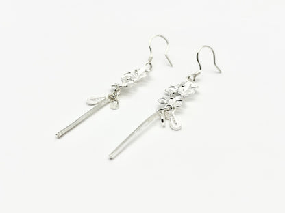 Long Tassels Flower Earrings