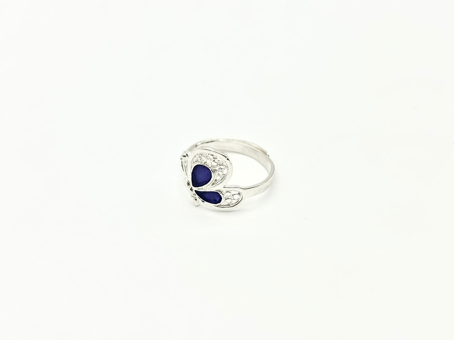 Blue Butterfly Ring