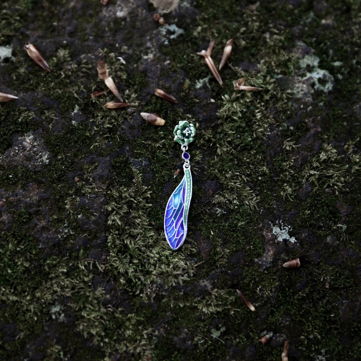 Blue Leaf Pendant