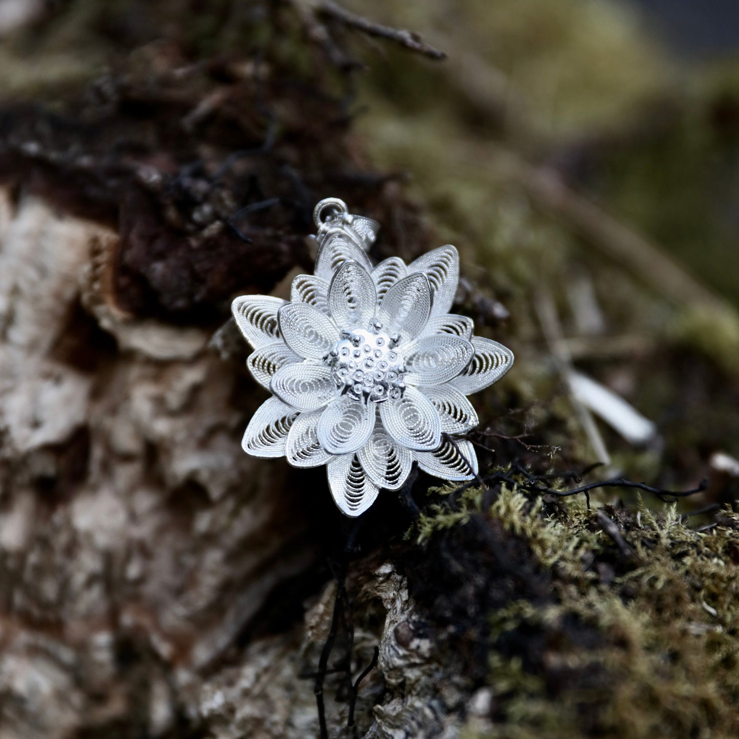 Petal Lotus Pendant