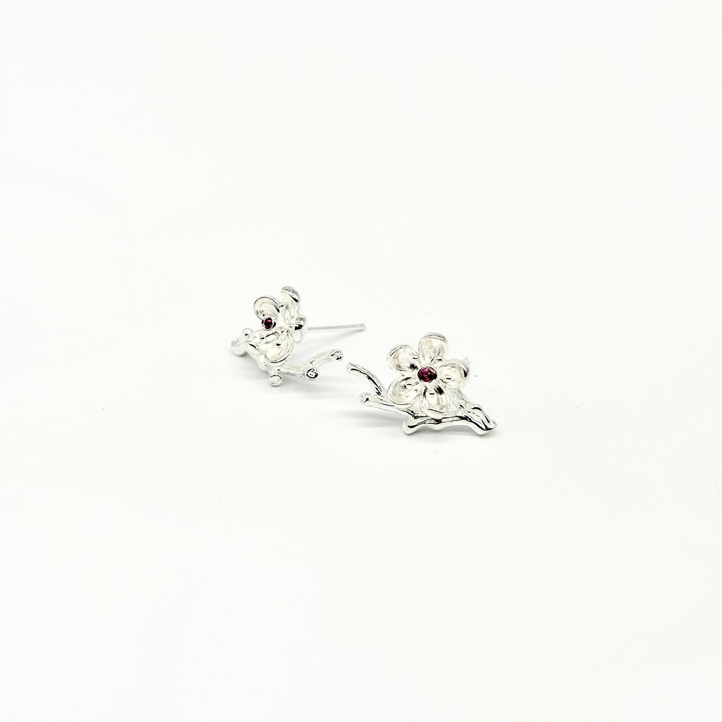 Plum Blossom and Branch Earrings